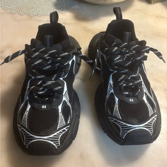 Balenciaga Black and White Sneakers